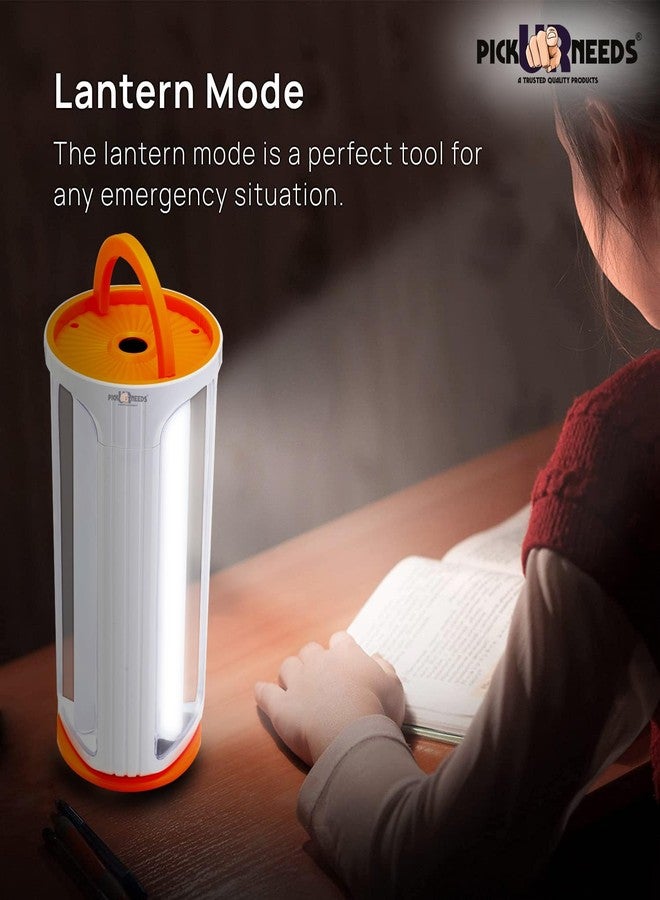 Pick Ur Needs Rechargeable 90W Home Emergency Light 3 Side Tube Floor Lantern Lamp with Hanging Handle - Image 2